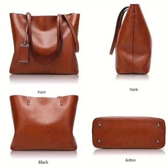 The perfect Vegan Leather Tote Shoulder Hand Bag - Picture 7 of 11